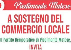 PIEDIMONTE MATESE. Il locale circolo PD a sostegno del commercio locale: confronto su temi e problematiche il prossimo 21 dicembre.