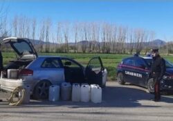 Melizzano / Amorosi. Rubano carburante nei cantieri dell’Alta Capacità: inseguimento con ladri in fuga, ma refurtiva recuperata.