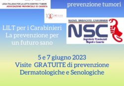 Caserta / Provincia. LILT Caserta per NSC Napoli / Caserta: prevenzione oncologica a favore dei Carabinieri.