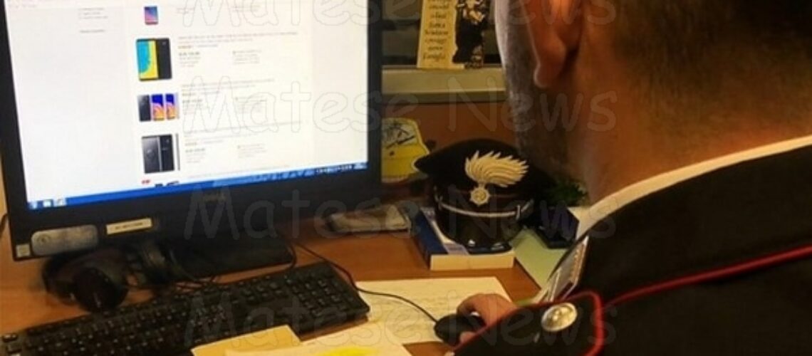 Cerreto Sannita. Falsa vendita di vacanze, bancali di pellet e criptovalute: denunciate 5 persone per truffe on line.