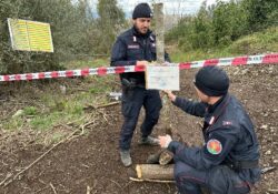 Caserta / Provincia. Carabinieri Forestale sequestrano pista da esbosco abusiva in località “Casina Rossa”.