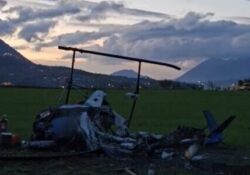 Airola / Sannio. Cade un elicottero in un campo di aviazione: muore il pilota, ferito gravemente il passeggero.