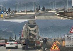 ALIFE / PIEDIMONTE MATESE. Ancora lavori alla rotonda località San Vittore: creata una entrata/discesa in un terreno privato che era rimasto isolato.