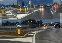 ALIFE / PIEDIMONTE MATESE. Rotonda località San Vittore verso il completamento: installata anche la segnaletica orizzontale. Ma cosa manca???