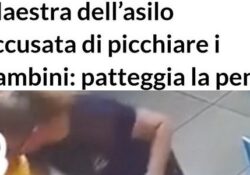 Donne violente. Maestra d’asilo accusata di aver picchiato i bambini, ammette le sue responsabilità e patteggia la pena: condannata.