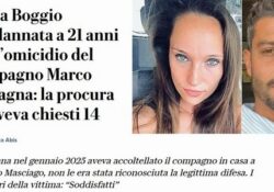 Donne assassine. Stella Boggio condannata a 21 anni per l’omicidio del compagno Marco Magagna: la procura ne aveva chiesti 14.