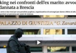 Donne e stalking. Stalking nei confronti dell’ex marito: avvocata condannata.