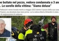 Donne assassine. Uccise brutalmente il marito Giuseppe Pedrazzini: condannata a 3 anni e mezzo la moglie.