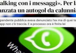 Donne e stalking. “Stalking con i messaggi”: per la ex fidanzata un autogol da calunnia.