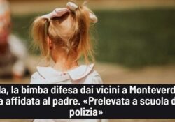 Donne e false accuse. Stella, la bimba difesa dai vicini a Monteverde, è stata affidata al padre. “Prelevata a scuola dalla polizia”.