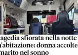 Donne violente. Tragedia sfiorata in un’abitazione, donna accoltella il marito nel sonno: indagano i Carabinieri.