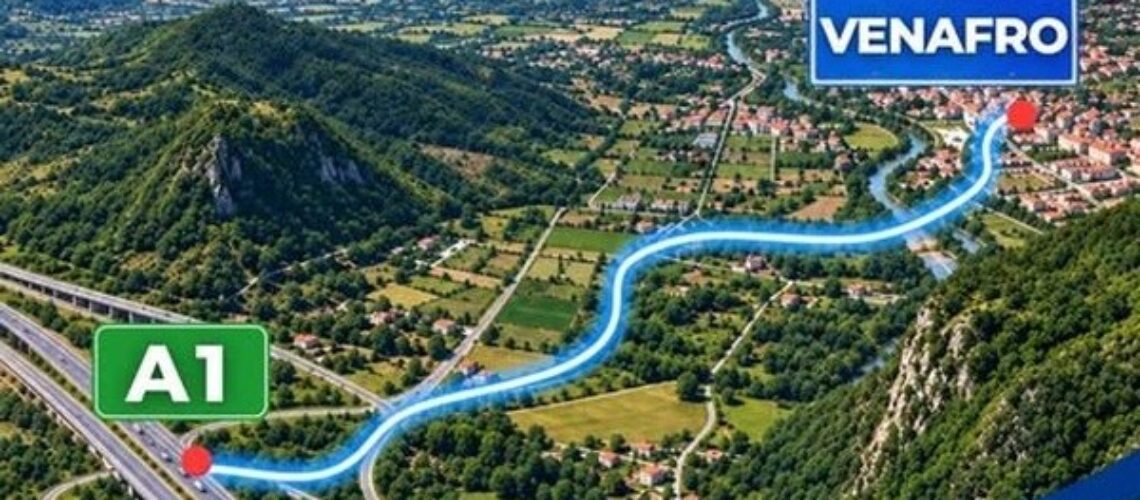 Sesto Campano / Venafro / San Pietro Infine. Passo avanti per il collegamento tra il Molise e l’Autostrada A1: avviato il procedimento VIA per collegare la cittadina all’A1.