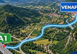 Sesto Campano / Venafro / San Pietro Infine. Passo avanti per il collegamento tra il Molise e l’Autostrada A1: avviato il procedimento VIA per collegare la cittadina all’A1.